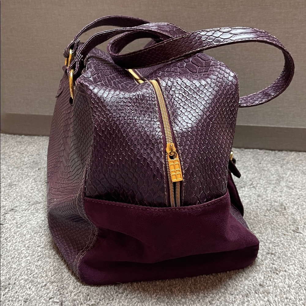 Elizabeth Arden purple weekender bag - Vintage - Picture 4 of 8